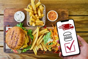 fast food, delivery, online