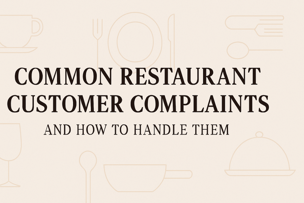 Restaurant customer complaints
