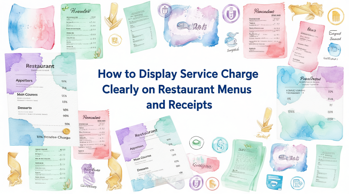 How to Display Service Charge Clearly on Restaurant Menus and Receipts