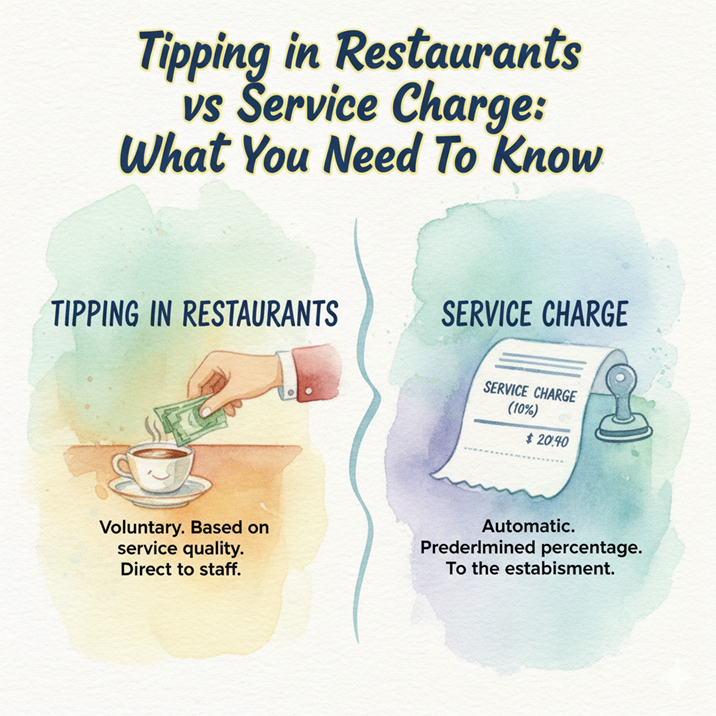 Tipping in Restaurants vs Service Charge: What You Need to Know Tipping in Restaurants vs Service Charge: What You Need to Know